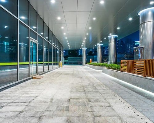 glass doors